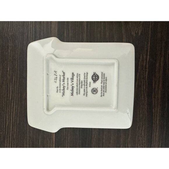 Disney Mickey's Market Ceramic Wall Hanging Decoration 7"x5" - Picture 2 of 3